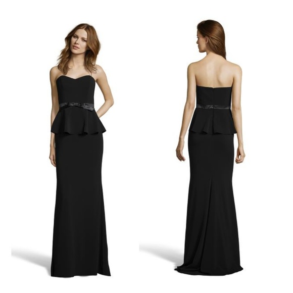 badgley mischka black gown